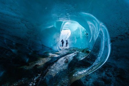 Ice Cave and Glacier Tour in Glacier Monster Truck from Gullfoss