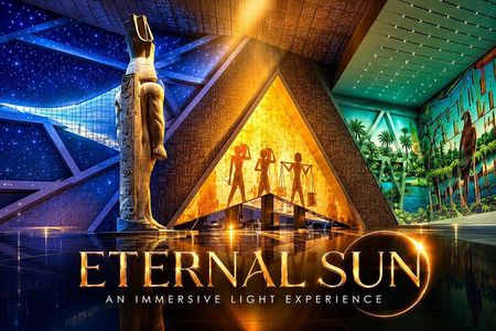 Sound and Light show at the Grand Egyptian Museum