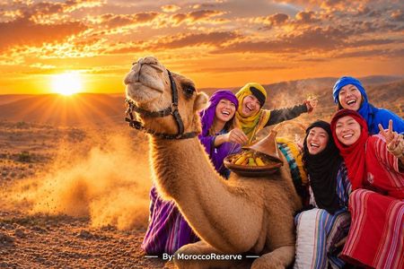 Marrakech: Agafay Desert Sunset to Stars, Camel Ride, Dinner Show