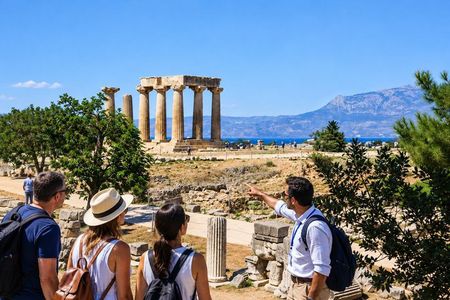 Private Biblical Tour Ancient Corinth & Isthmus Canal from Athens