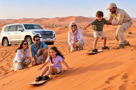 Private Kids & Family Desert Safari Dubai with BBQ & Shows