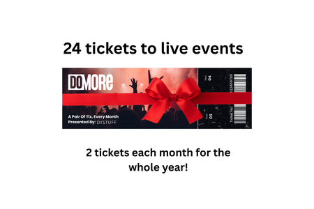 A Year of Live Events: 2 Tickets Every Month