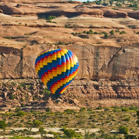 Hot Air Balloon Flight over Moab, Utah