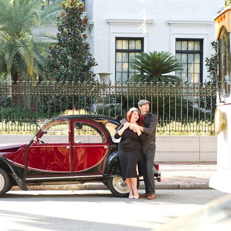 Private Historic Savannah Tour in a Vintage Citroën