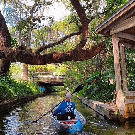 Winter Park Chain of Lakes Day Time Clear Kayak Paddle