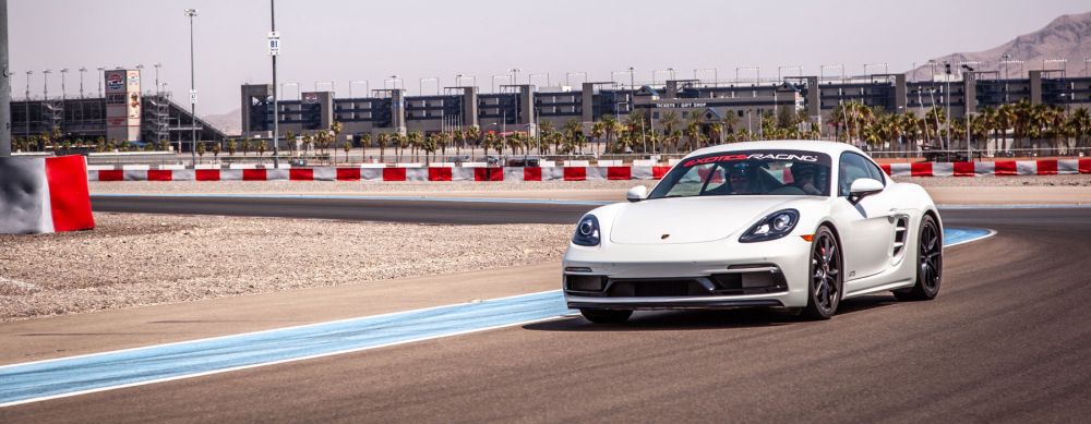 15 laps in a Porsche 718 Cayman GTS in Las Vegas