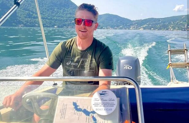 2 Hours Boat Rental Without License 40hp Engine on Lake Como