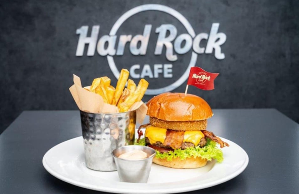 Meal at Hard Rock Cafe New York Times Square