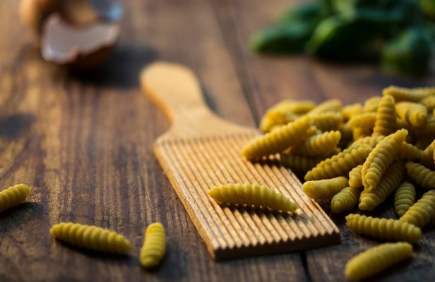 Fresh Cavatelli Pasta with Pesto