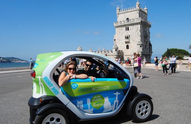 Tour of Lisbon in an Electric Car with GPS Audio Guide