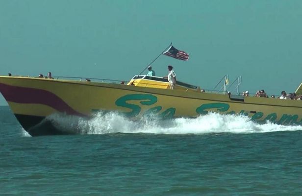Sea Screamer speedboat ride at Clearwater Beach with lunch