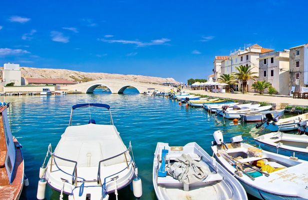 Pag island day trip from Zadar