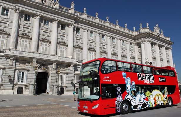 Madrid city tour hop-on hop-off bus tickets: one day and two days