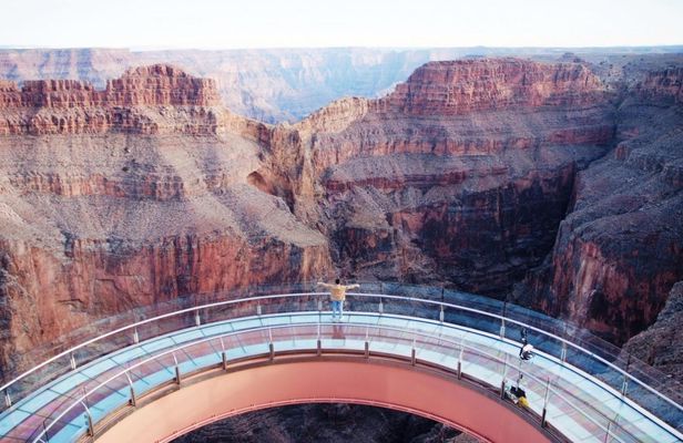 Grand Canyon West Rim bus tour with Hoover Dam photo stop and Skywalk ticket