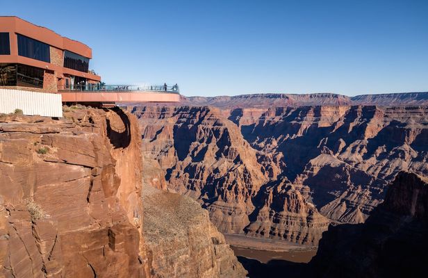 Grand Canyon West Rim by Luxury Limo Van with Hoover Dam photo stop