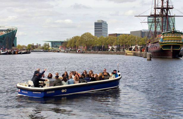 Amsterdam open boat canal cruise