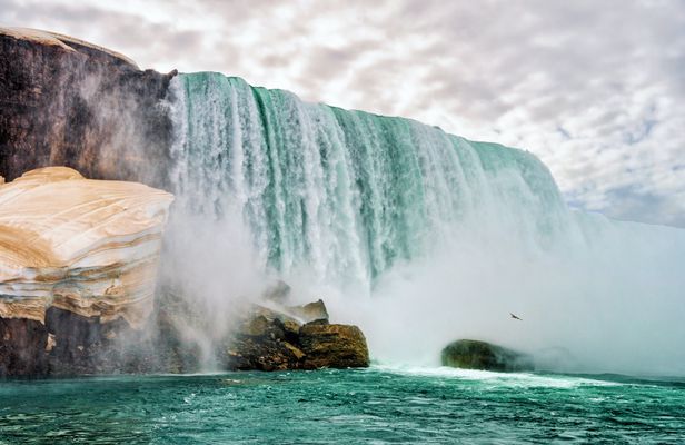 Niagara Falls State Park sightseeing tour with jetboat ride