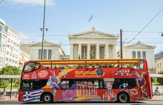 City Sightseeing hop-on hop-off bus tour of Athens