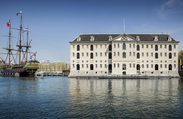 National Maritime Museum entrance ticket and Amsterdam canal cruise