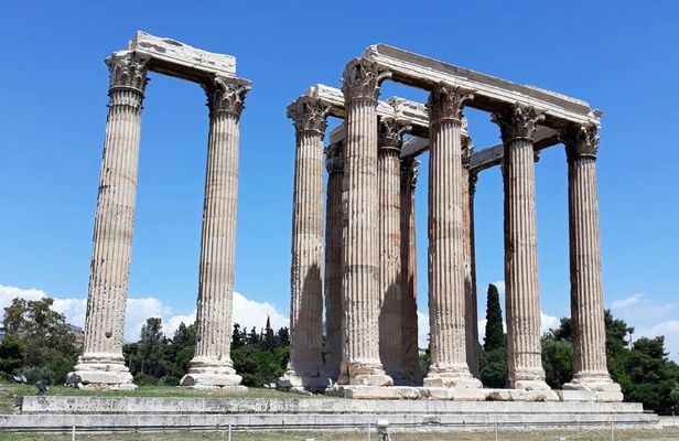 Athens: Temple of Olympian Zeus E-ticket with audio tour on your phone