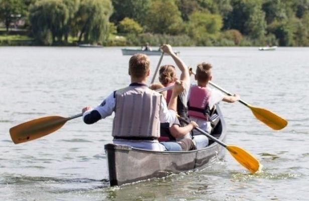 Canadian canoe rental in Stuttgart at the Neckar river