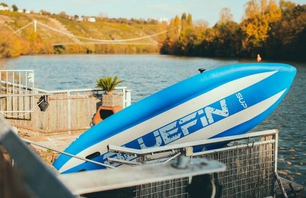 Stand Up Paddling rental at the Neckar river in Stuttgart
