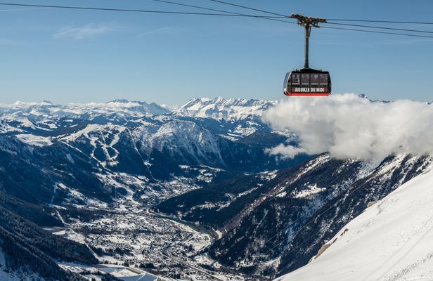 Chamonix Mont Blanc guided bus day trip with cable car ride