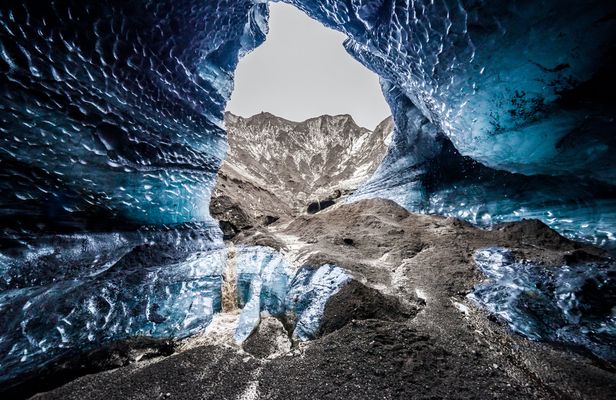 Guided tour to the Katla Ice Cave in a super Jeep from Vik