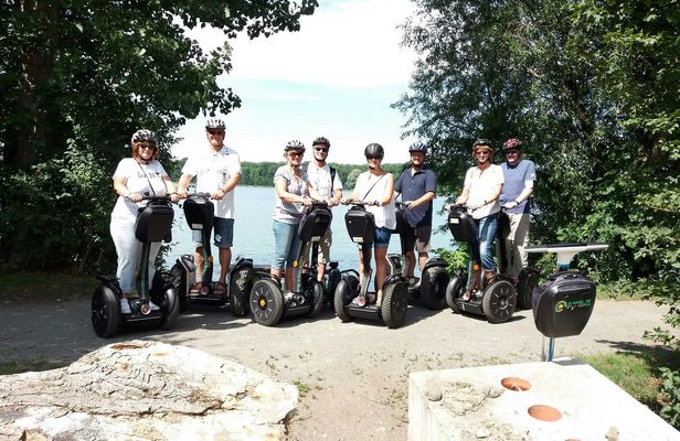 Self-balancing scooter tour lake Rötha