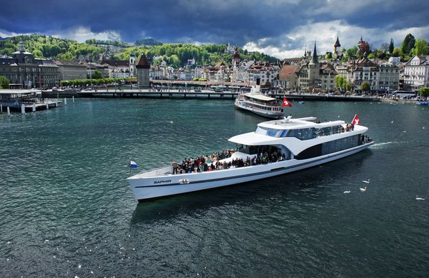 Lucerne Bay cruise on Panoramic Yacht Saphir