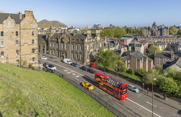 City Sightseeing hop-on hop-off bus tour of Edinburgh