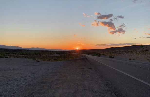 Self-guided e-bike tour of Red Rock Canyon at sunrise
