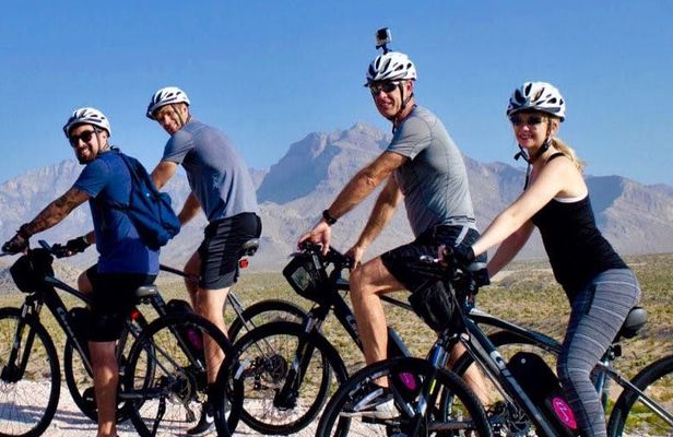 Self-guided e-bike tour of Red Rock Canyon with pick-up