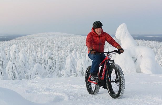 Amethyst mine tour by electric fat bike