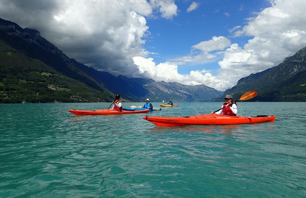 Half-day kayak tours on Lake Brienz