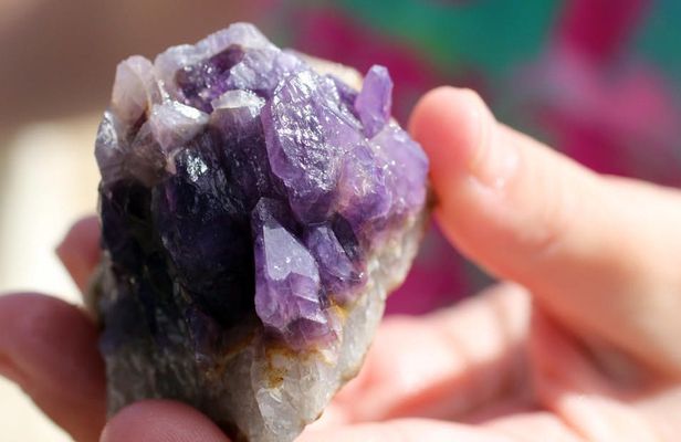 Explore an amethyst mine winter experience
