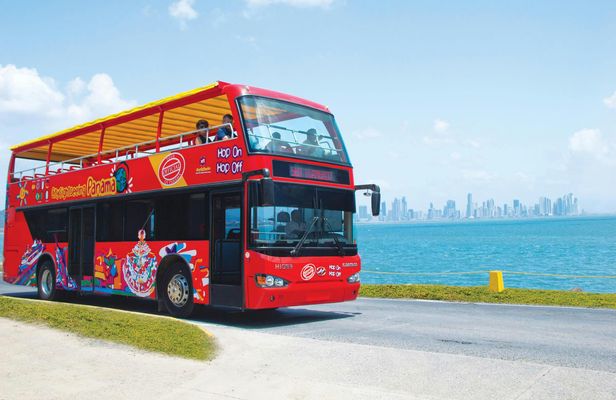 Hop-on hop-off bus tour of Panama City