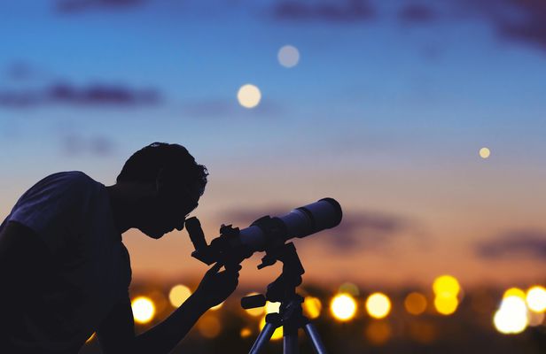 Journey among constellations stargazing in Romania