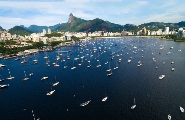 Rio by the sea Guanabara Bay cruise with lunch and Christ Redeemer by train