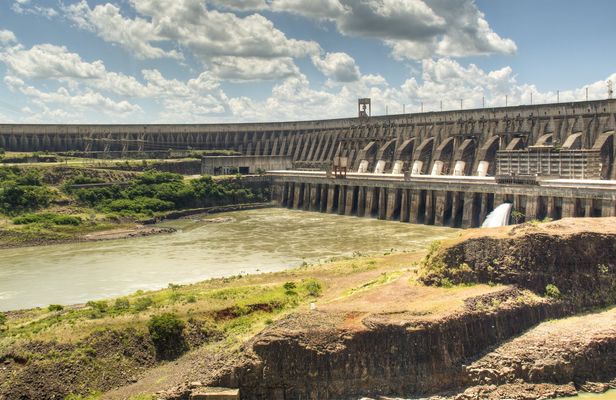 Itaipu hydroelectric dam panoramic tour