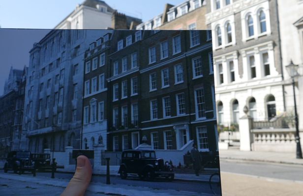 Poirot tour of London by black taxi
