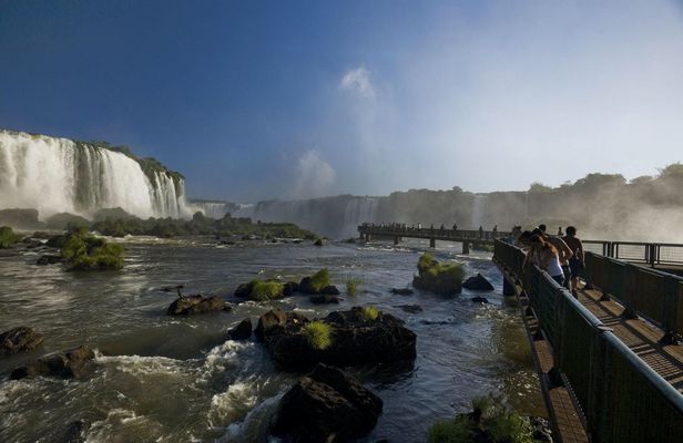 Iguassu waterfalls and visit to Itaipu Dam with airport roundtrip transfer