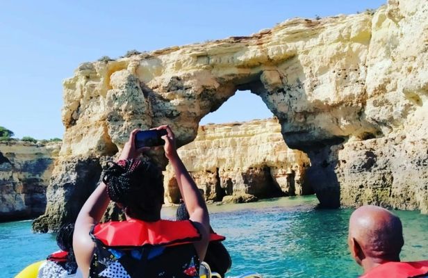 From Vilamoura: Benagil Caves and Dolphins Boat Tour