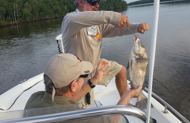 Marco Island family fishing and boating tour