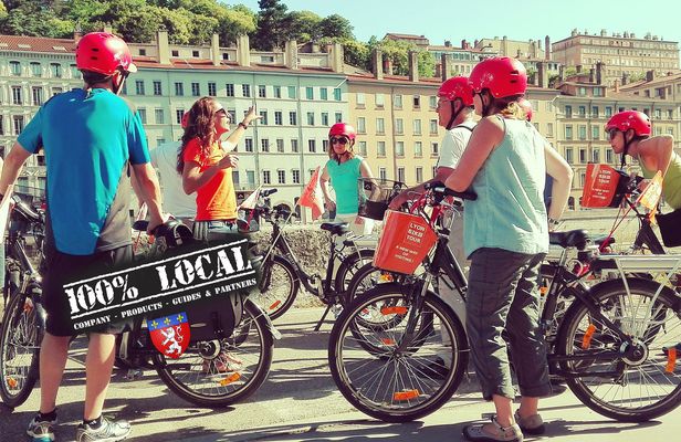 3-hour electric bike tour with food tasting in Lyon