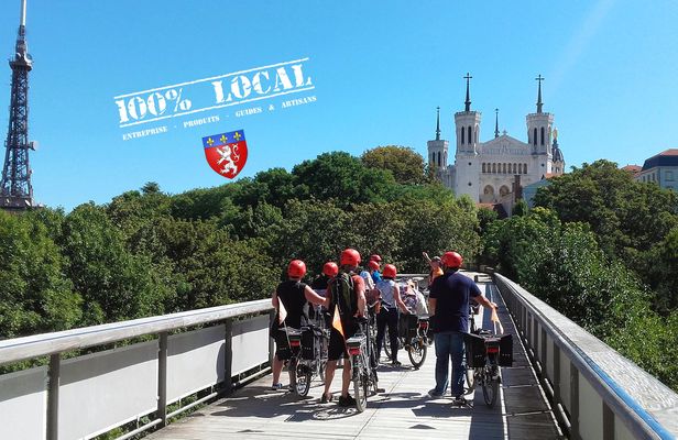 4-hour Electric bike tour in Lyon with food tasting