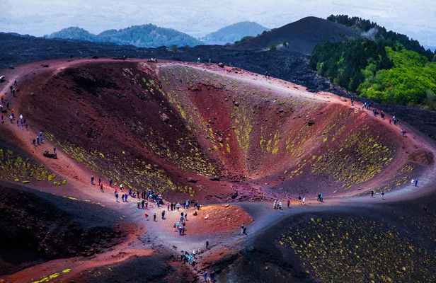 Mount Etna and Taormina day trip from Cefalù