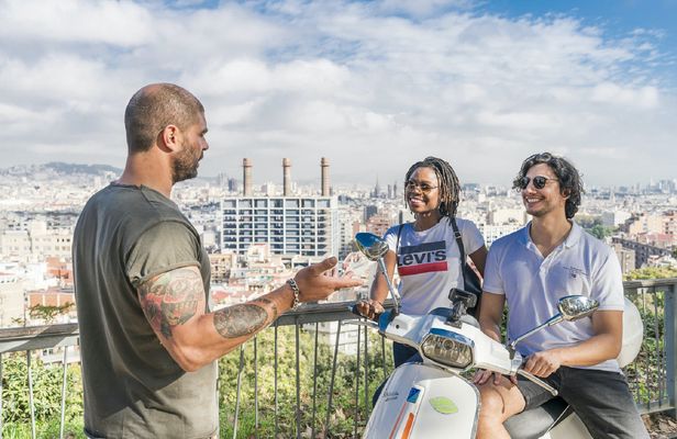 6-hour Barcelona full Catalan experience guided tour with a Vespa tour
