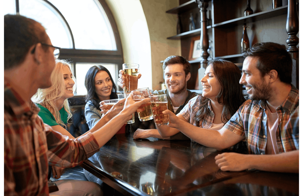 3-hour beer walking tour with dinner in Prague