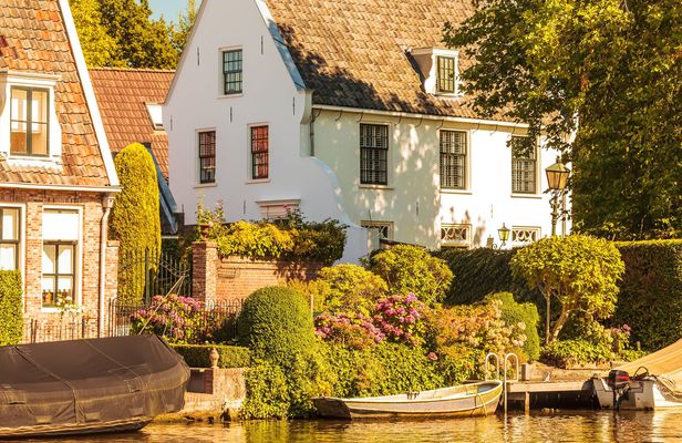 Private sunset dinner cruise on Vecht River from Amsterdam